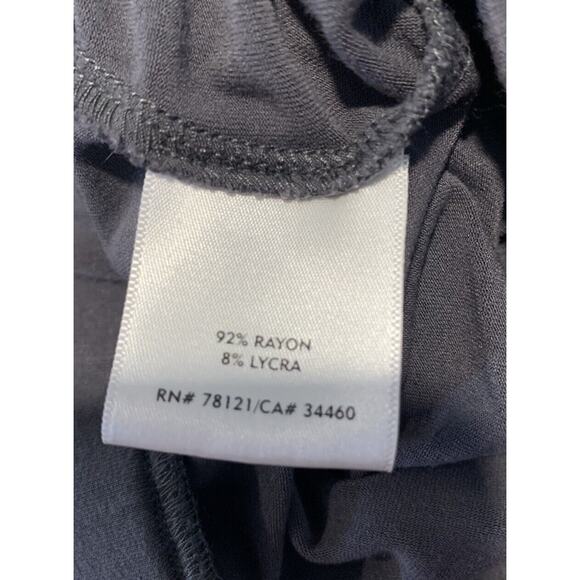 Eileen Fisher Soft Stretch Casual Pull On Pants Pockets Medium Gray - Picture 8 of 10